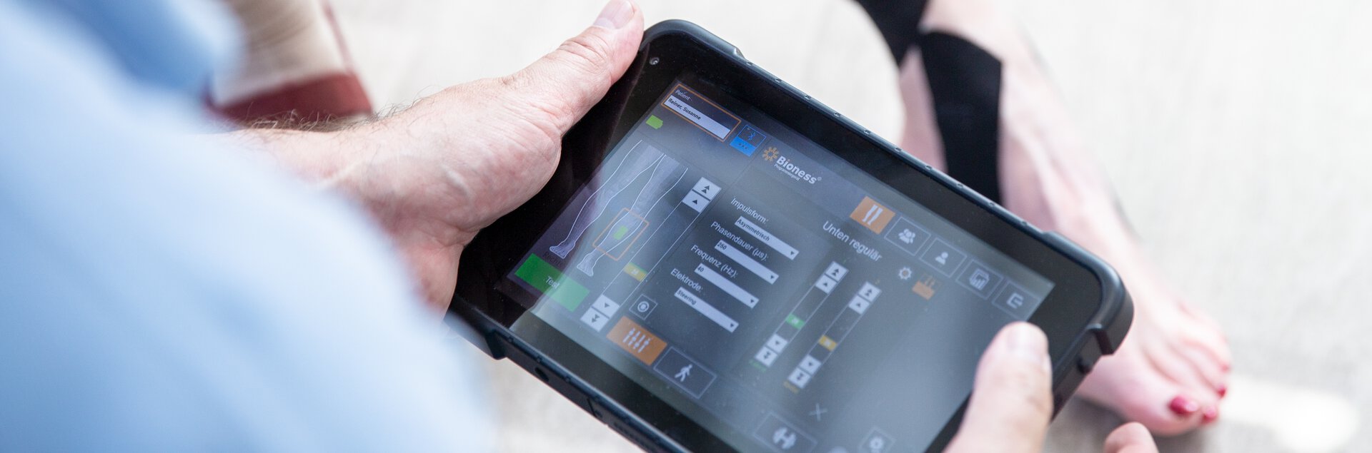 Einstellen des Bioness L300 Go | © Pohlig GmbH